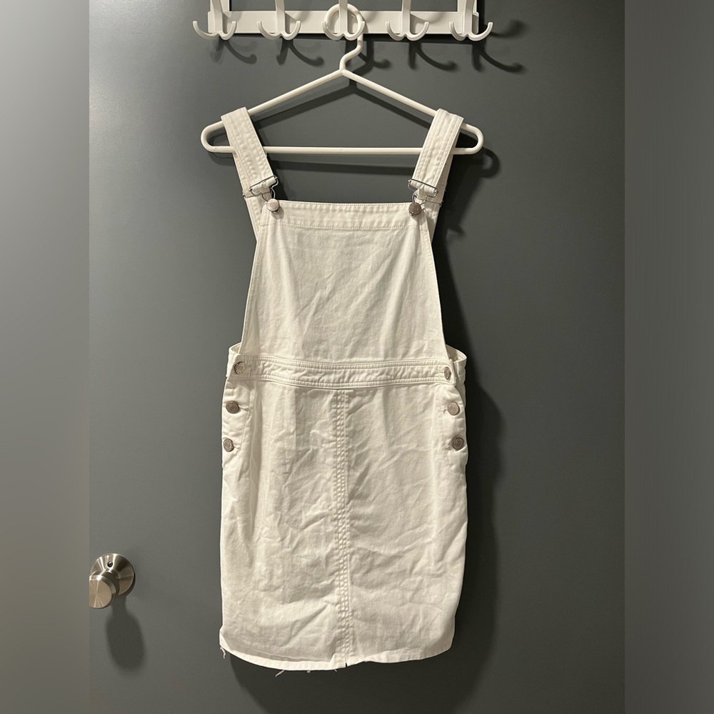 BDG Urban Outfitters overall dress white